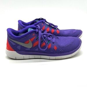 Nike Kids Purple and Red Sneakers